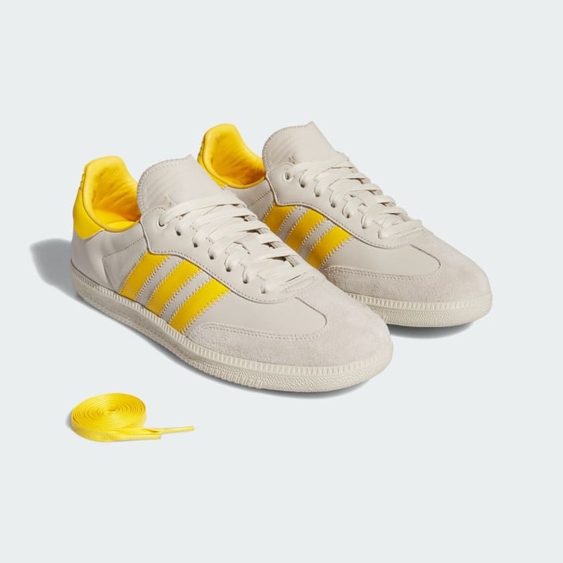 Pharrell Williams x adidas Samba Humanrace Bold Gold ID9068